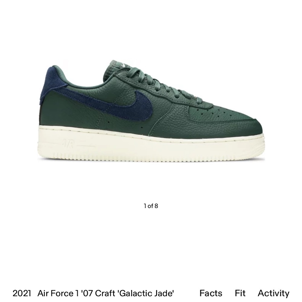 Nike Air Force 1 ’07 Craft 'Galactic Jade'